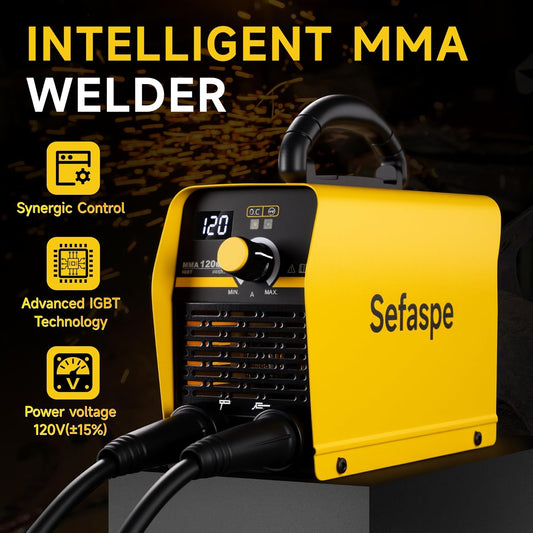 110V 120A Stick Welder with Digital Display & Synergic Control