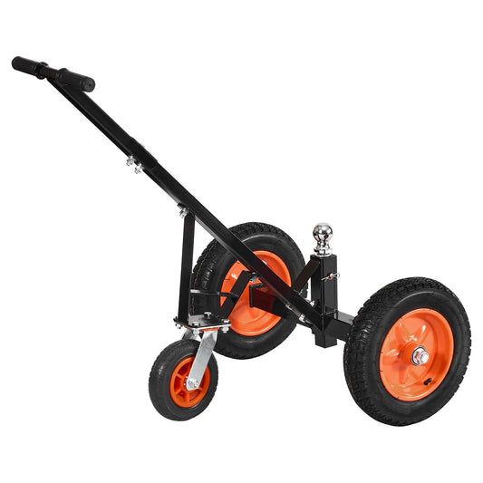 AS Equipment heavy duty trailer dolly with pneumatic tires and 2 inch hitch ball