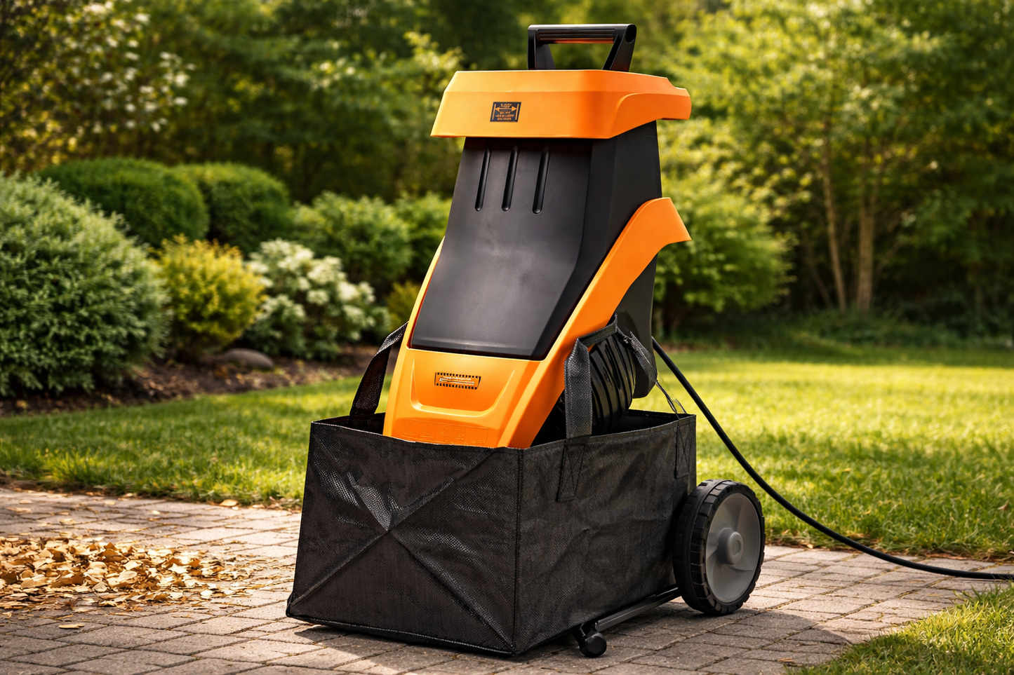 15 Amp Electric Wood Chipper Shredder, 1.5 in Capacity product image 8