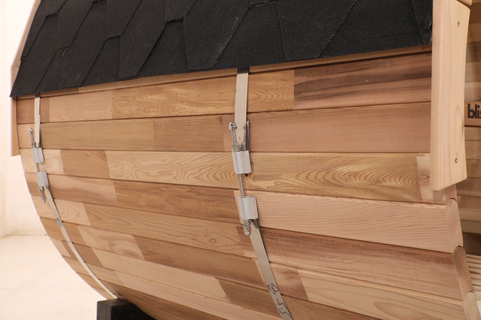Blisspod Prague Canadian Red Cedar Barrel Sauna