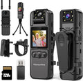 1080P wearable body camera with 128GB storage