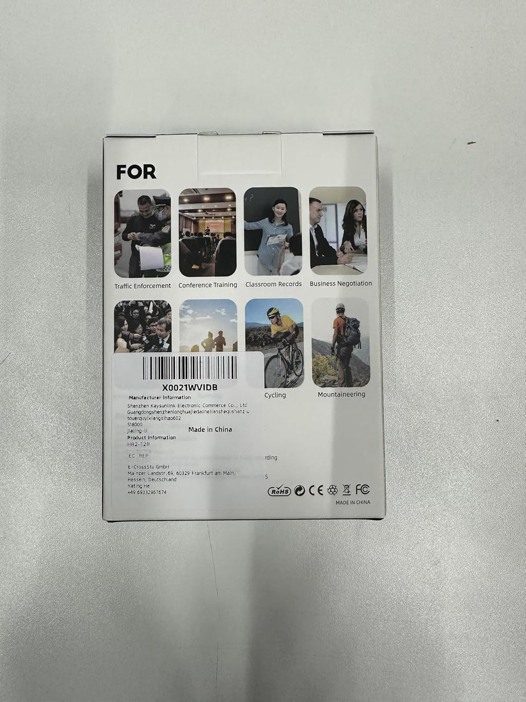 Wearable body camera product image