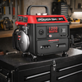Portable gas generator front view