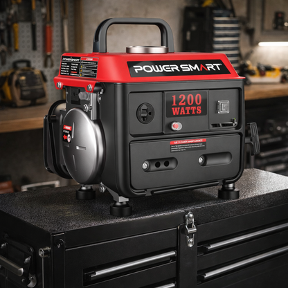 1200-Watt Portable Generator – Quiet, Lightweight & 5-Hour Runtime
