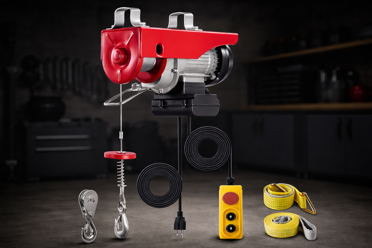 Electric Hoist 440 lb Capacity 110V with Wired Remote product image 7
