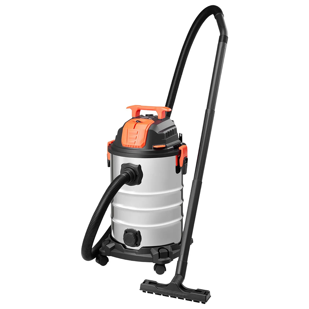 AS Equipment 8 gallon wet dry shop vacuum with metal tank and dual filter system