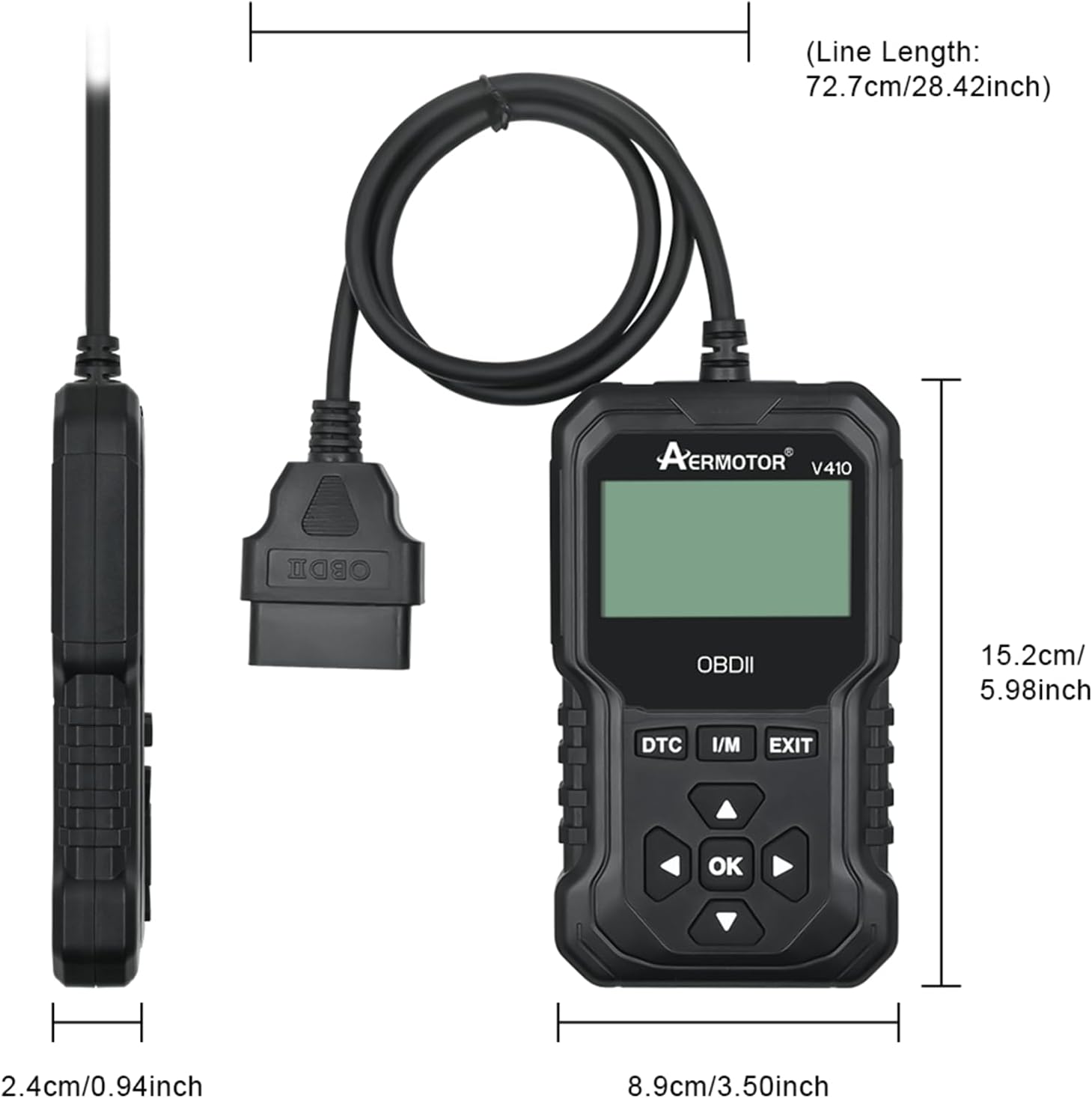 V410 OBD2 Scanner with Live Data and Freeze Frame product image 4