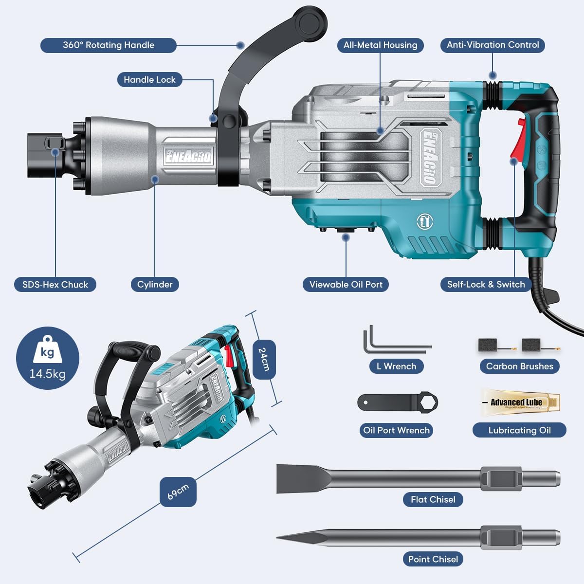 ENEACRO electric demolition hammer product image