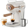 20-bar compact espresso machine with milk frother