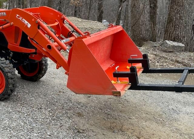 Pallet fork bucket lip gap detail image