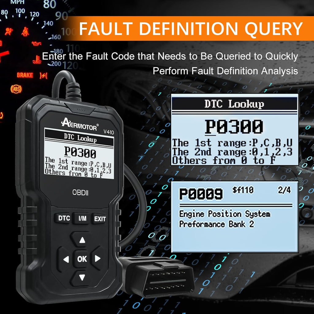 V410 OBD2 Scanner with Live Data and Freeze Frame product image 11
