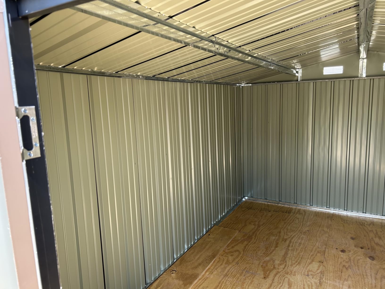 10 x 12 ft Galvanized Outdoor Storage Shed product image 7