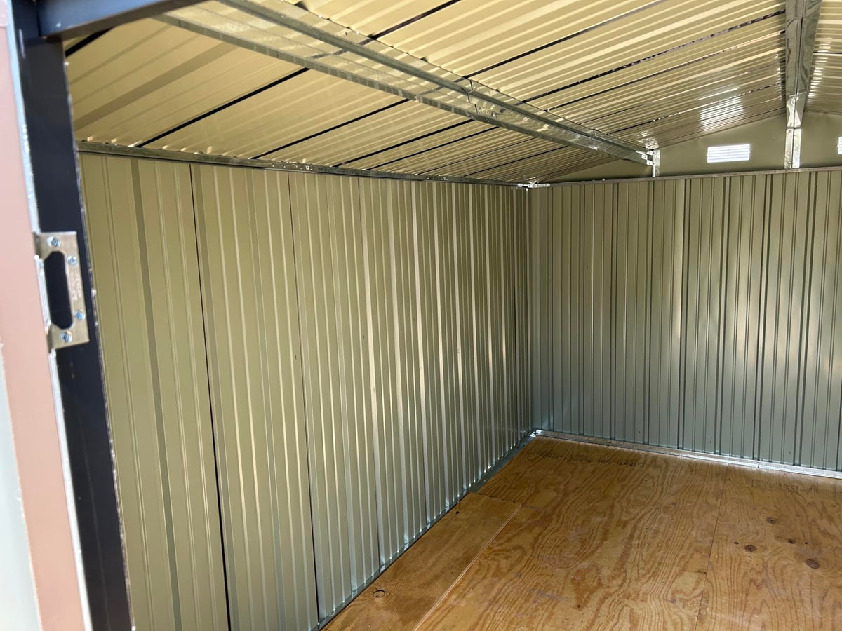 10 x 12 ft Galvanized Outdoor Storage Shed product image 7