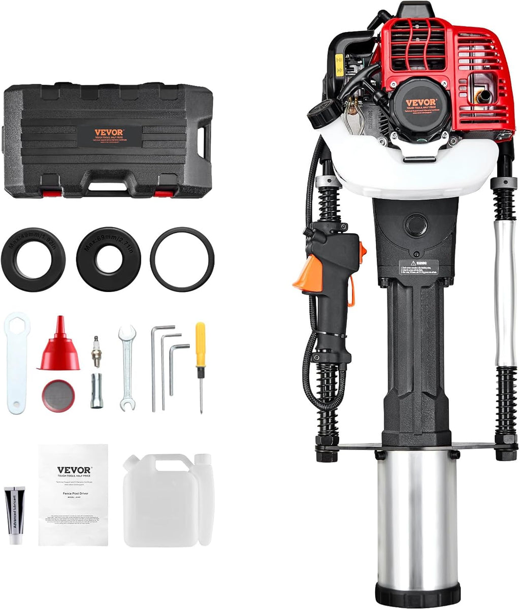 52cc Gas T-Post Driver 1300W with 3 Sleeves product image 19