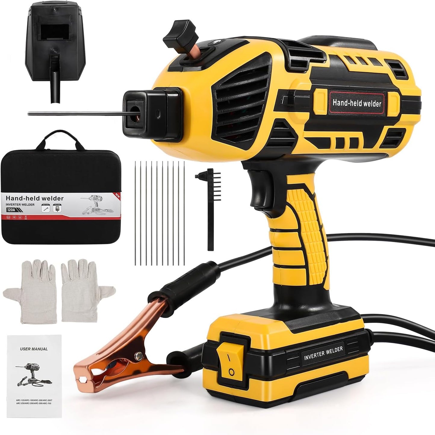 Handheld Welding Machine 110V – IGBT Inverter ARC Welder 20‑120A