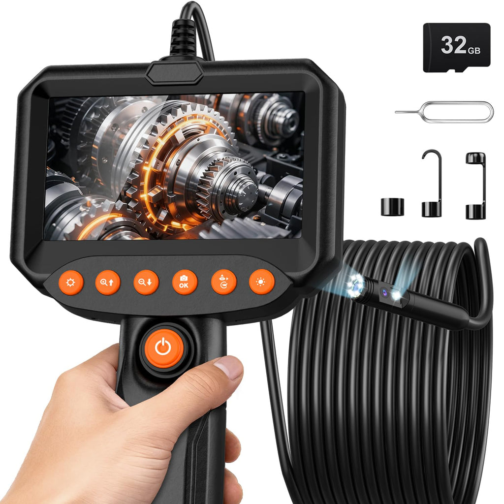 Inspection camera accessories and probe