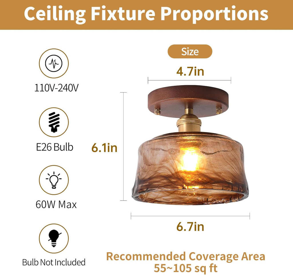 Modern Mid-Century Ceiling Light Fixture product image 3