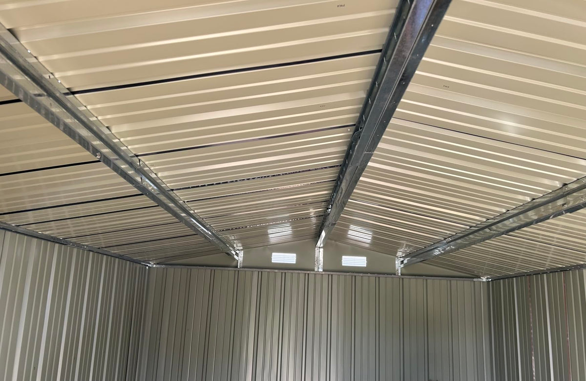 10 x 12 ft Galvanized Outdoor Storage Shed product image 5