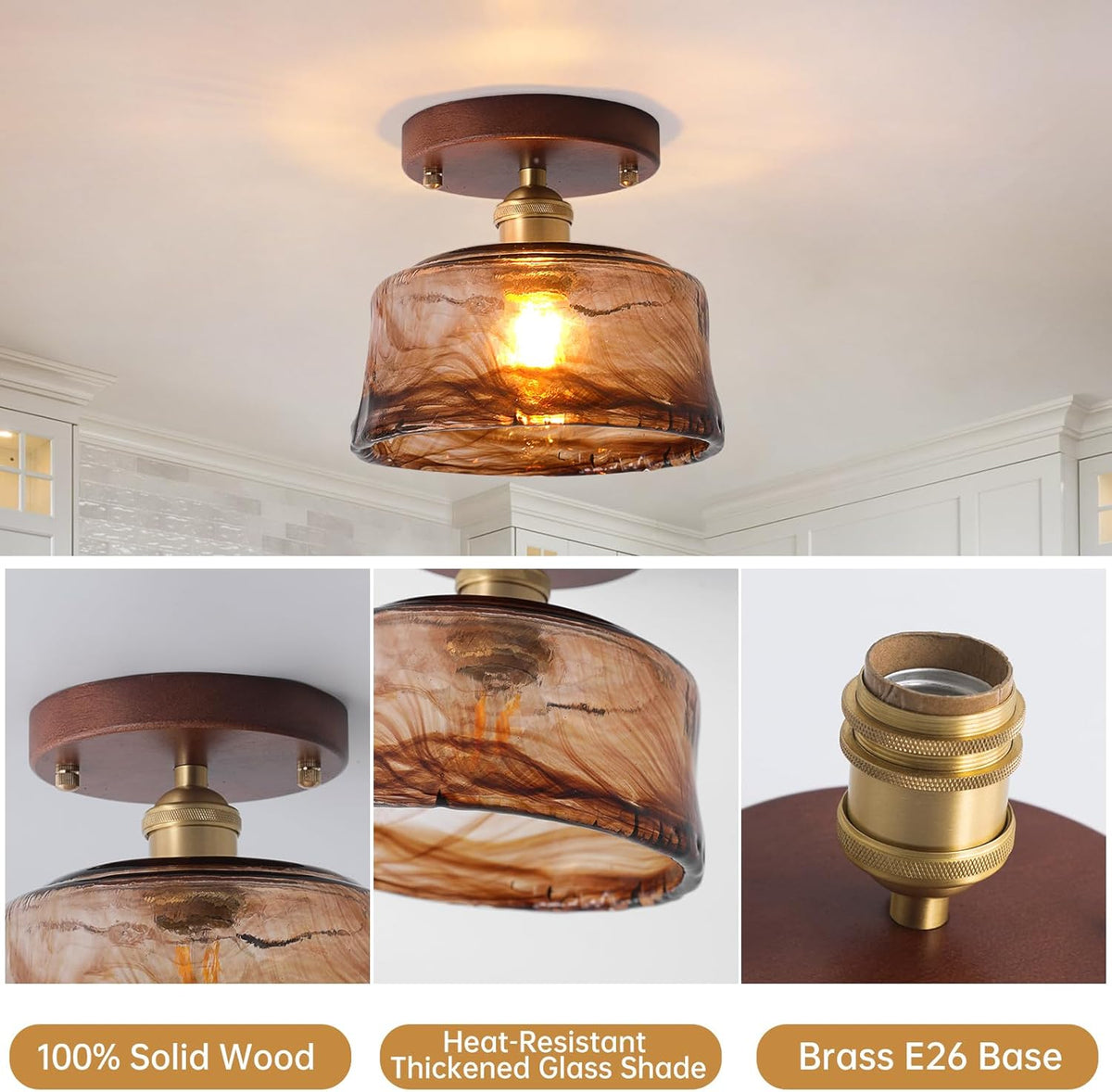 Modern Mid-Century Ceiling Light Fixture product image 4