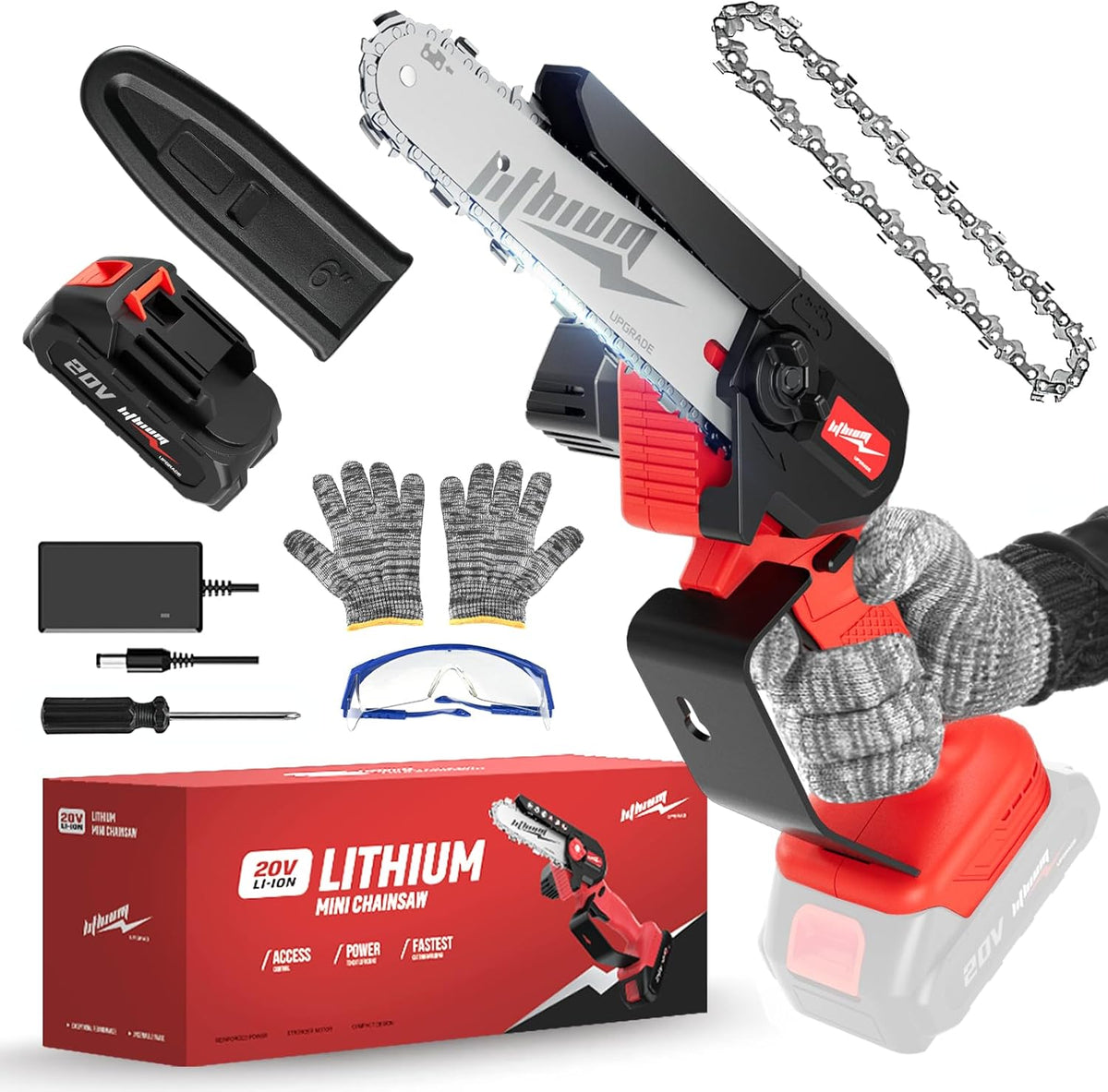 Cordless Mini Chainsaw with Brushless Motor product image 4