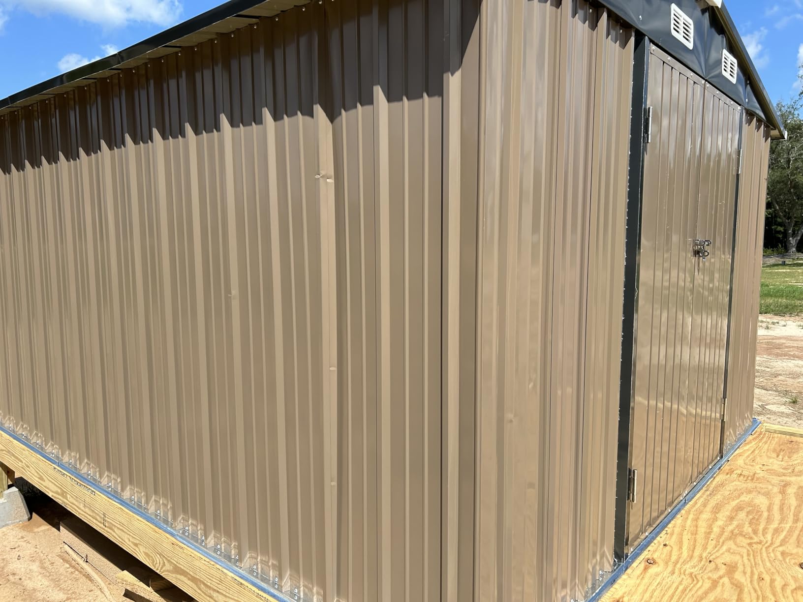10 x 12 ft Galvanized Outdoor Storage Shed product image 6