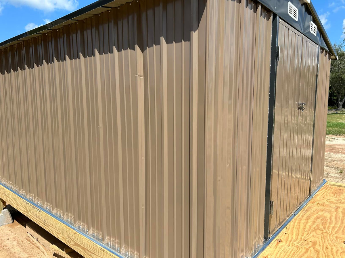 10 x 12 ft Galvanized Outdoor Storage Shed product image 6