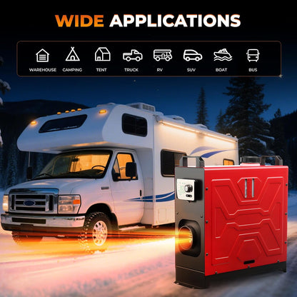 8KW Diesel Air Heater 12V/24V All-in-One with App Remote product image 3