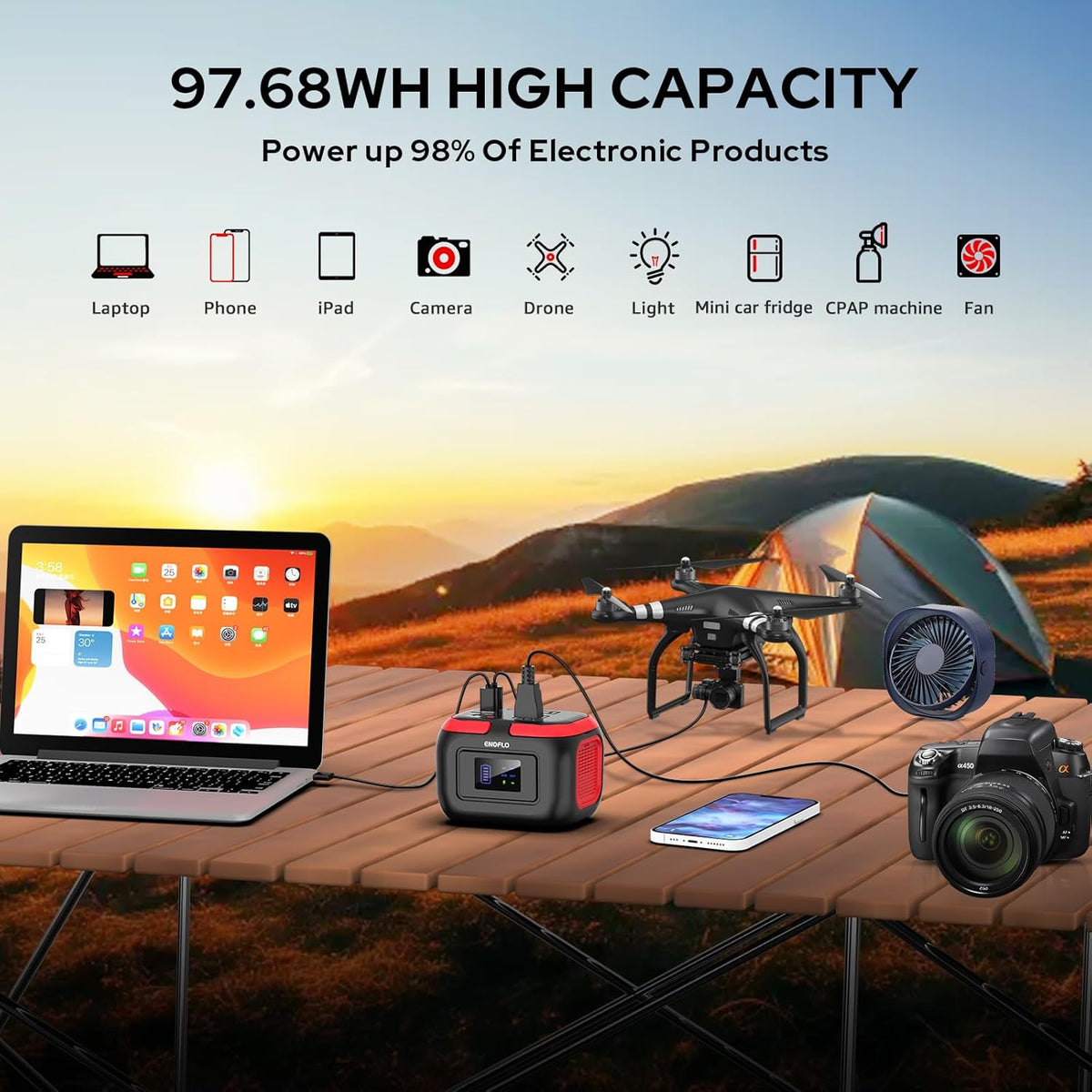 ENOFLO portable power station accessory image