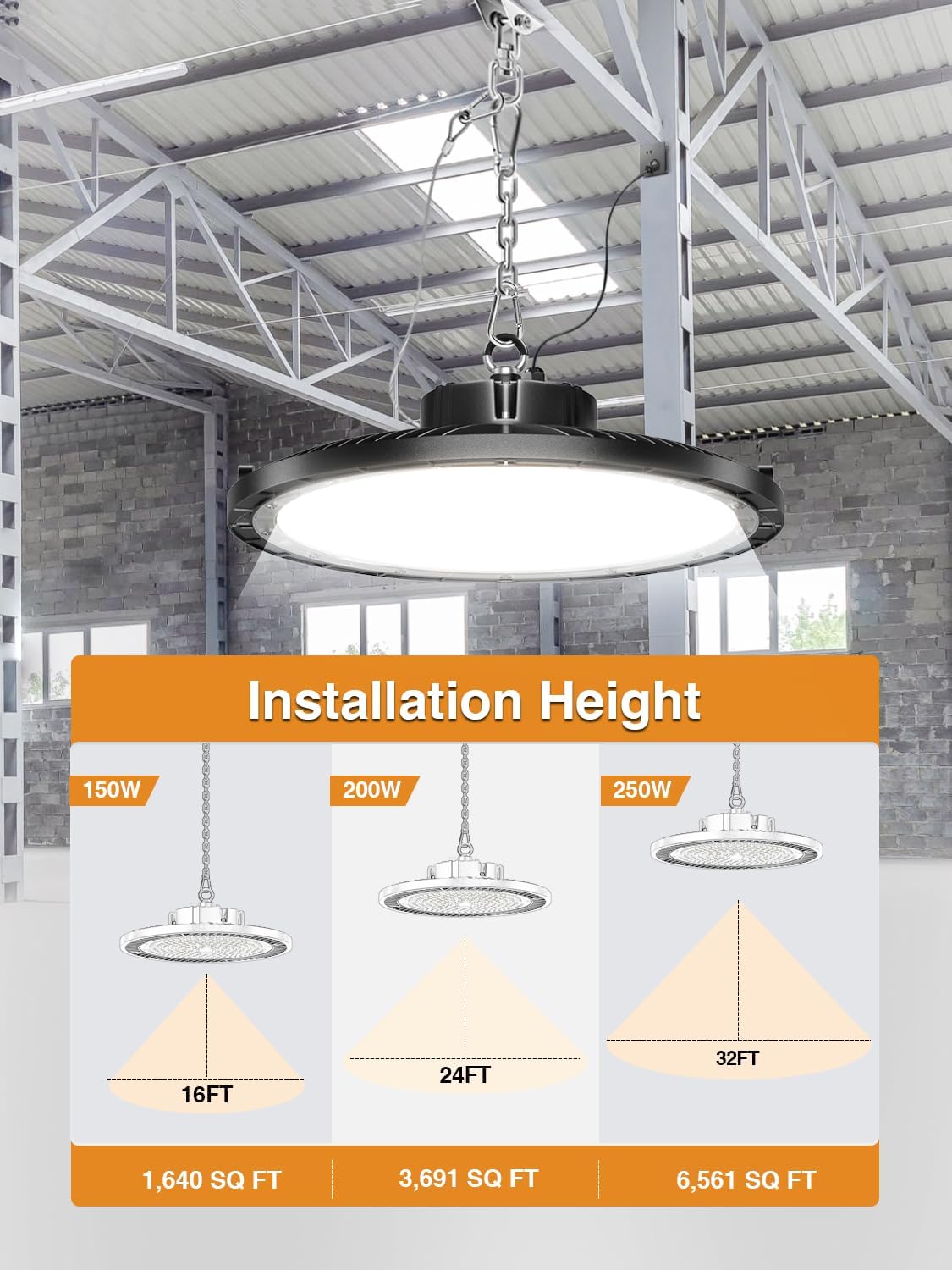Commercial LED high bay light product detail