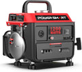 Portable gas generator rear view