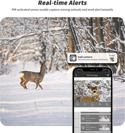 Cellular Trail Camera 2K Solar Live View with SIM Support product image 3