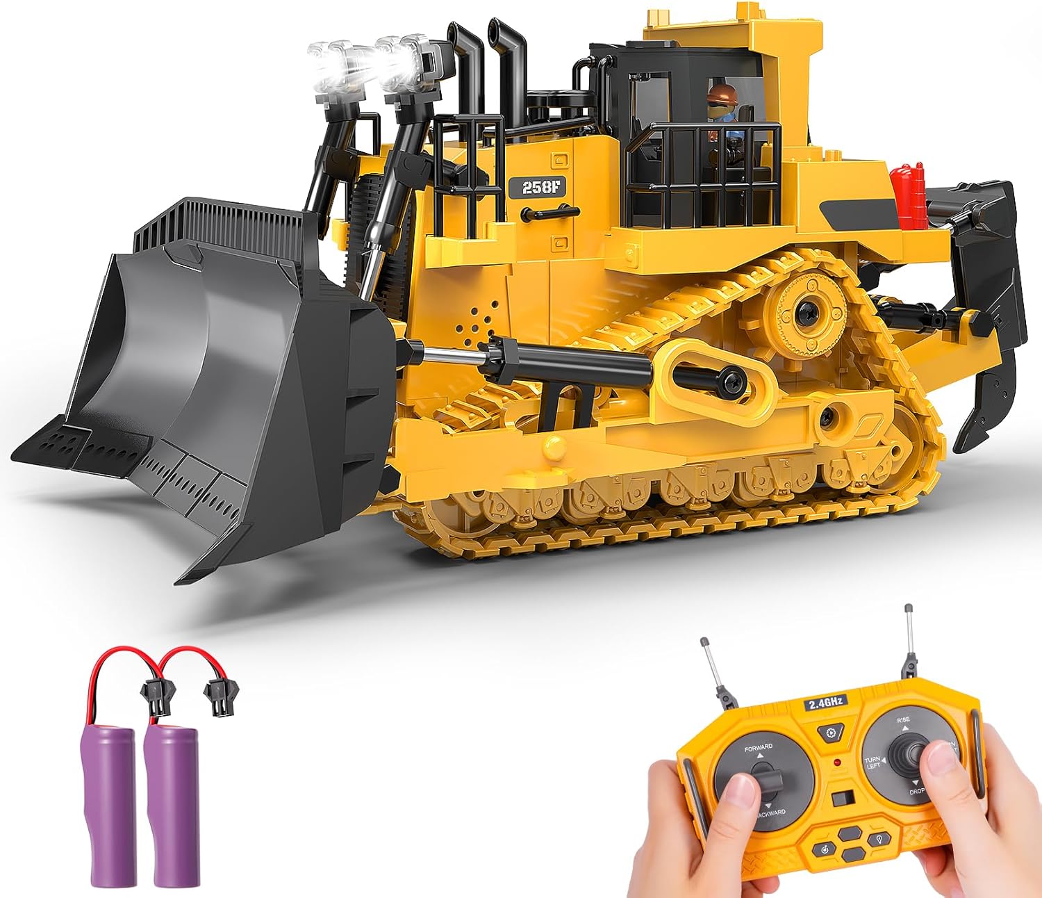Remote Control Bulldozer Toy with Rechargeable Batteries product image 8