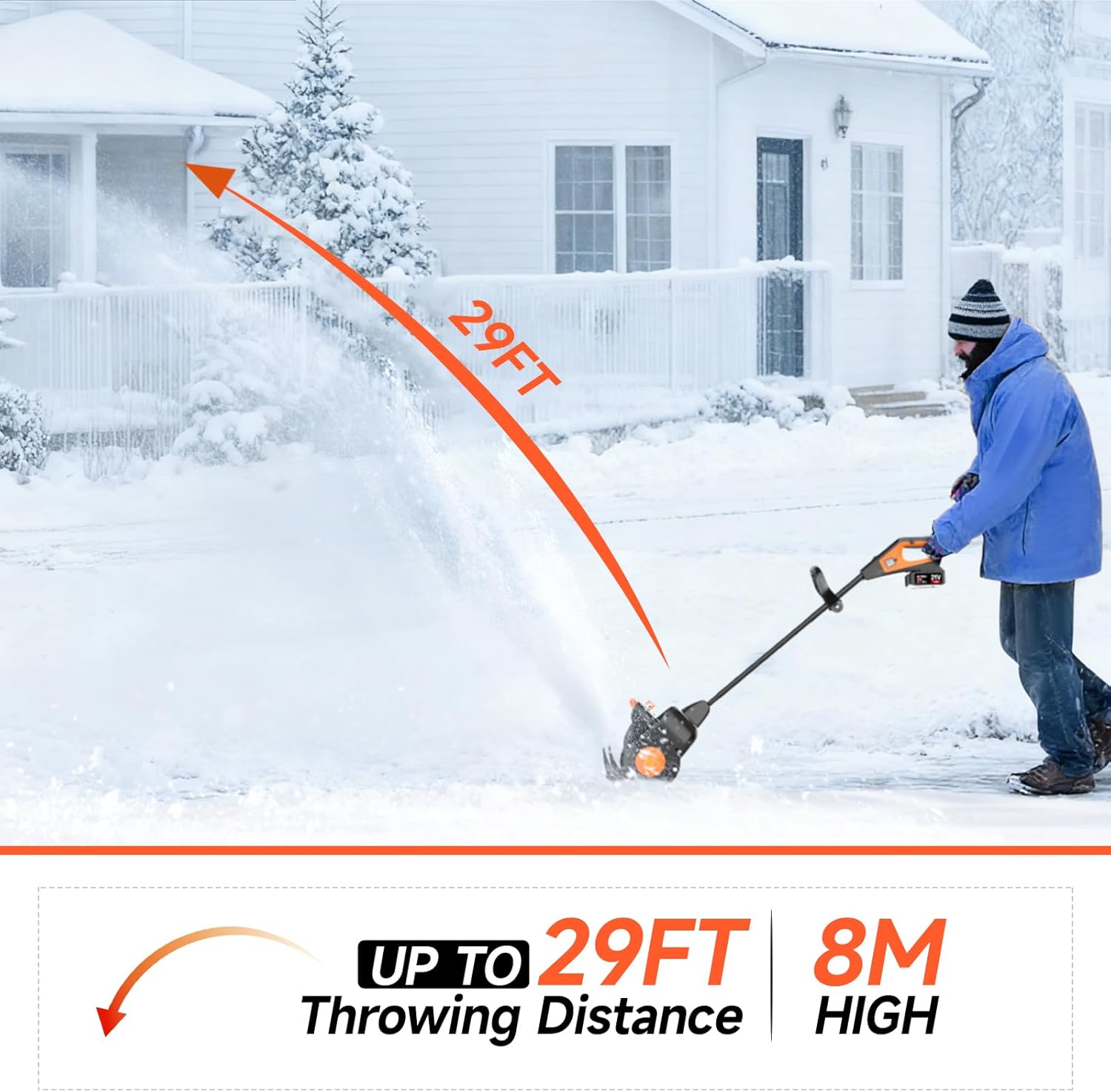 16 in Cordless Snow Shovel 21V Brushless product image 7