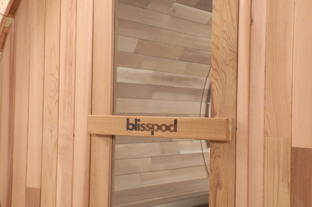 Blisspod Prague Canadian Red Cedar Barrel Sauna