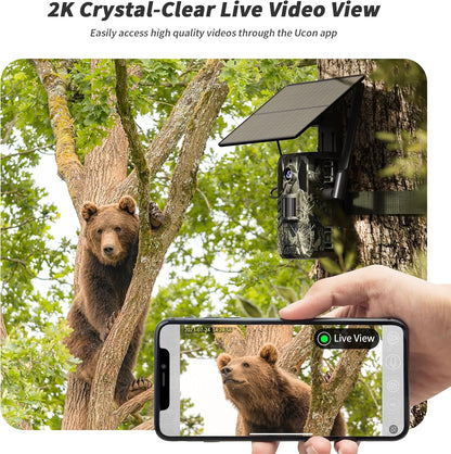 Cellular Trail Camera 2K Solar Live View with SIM Support product image 8