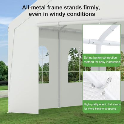 20x20 ft Outdoor Canopy Tent with Removable Walls – Waterproof Event Gazebo