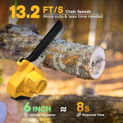 2-in-1 Cordless Pole Saw and Mini Chainsaw 8 in 21V product image 8