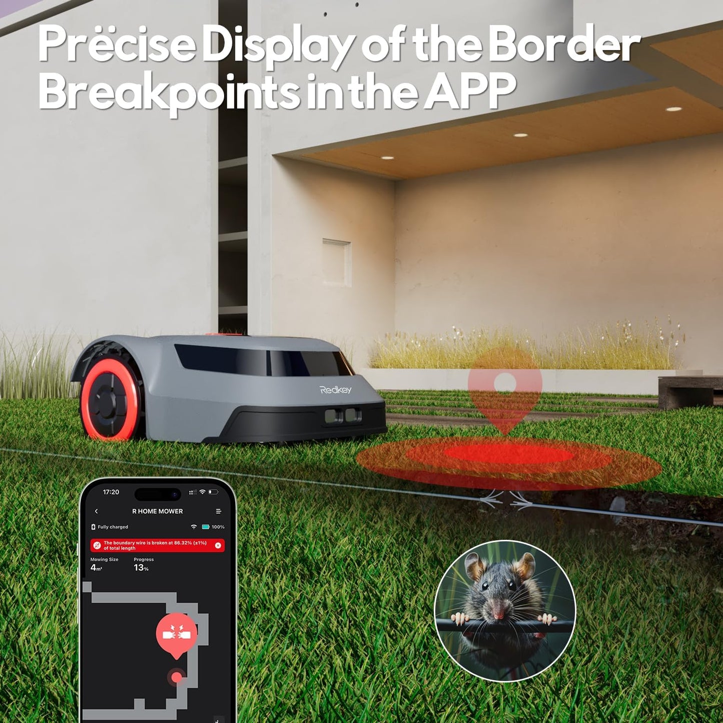 Robot Lawn Mower for 1/4 Acre with Boundary Wire product image 7