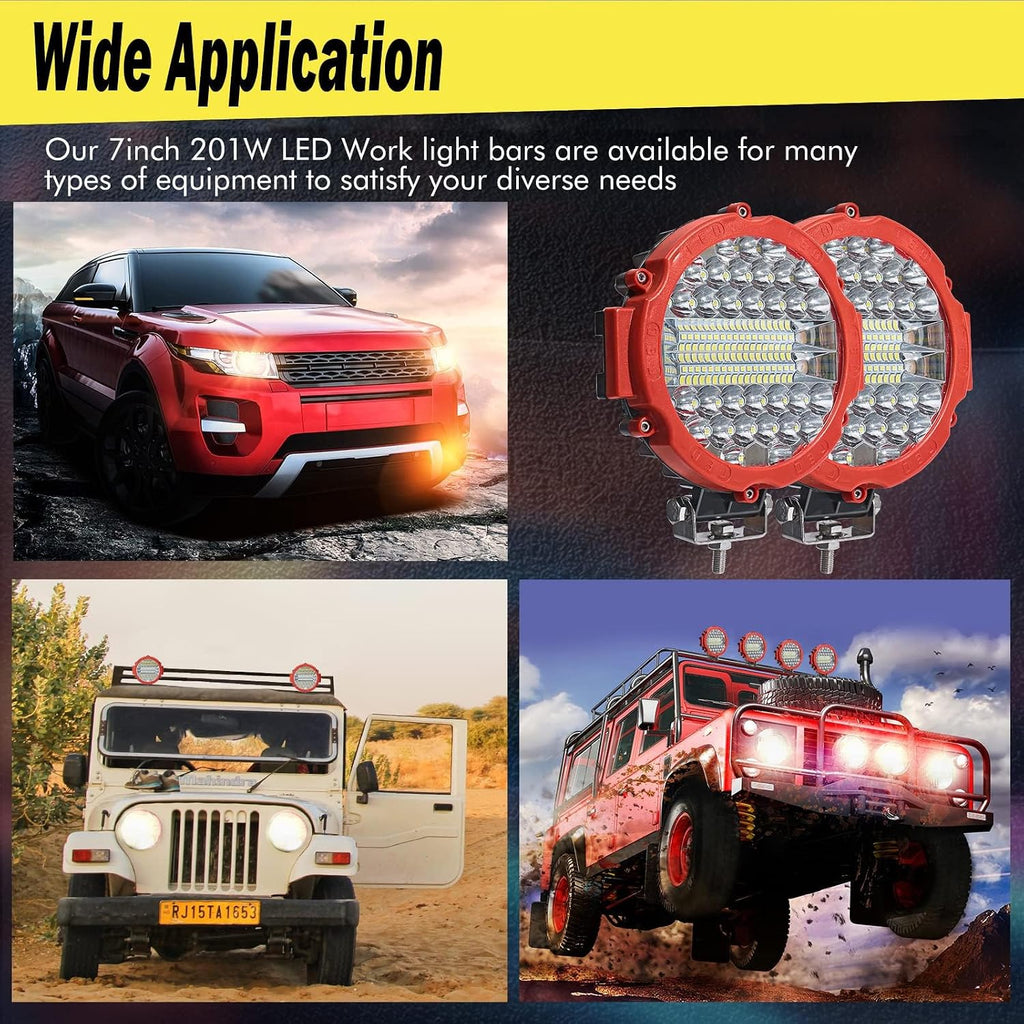 Off-road LED light pod kit component image