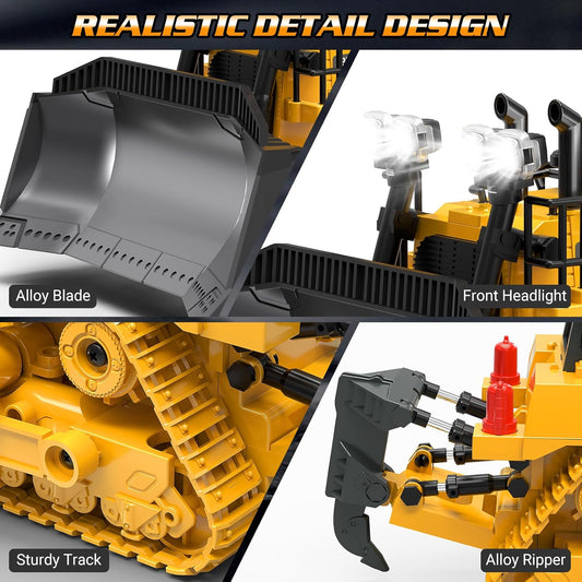 Remote Control Bulldozer Toy with Rechargeable Batteries product image 2