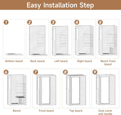 Far Infrared Home Sauna Room, Low EMF 1200W product image 5