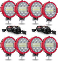 7 in round LED off-road light pod 8-pack product image