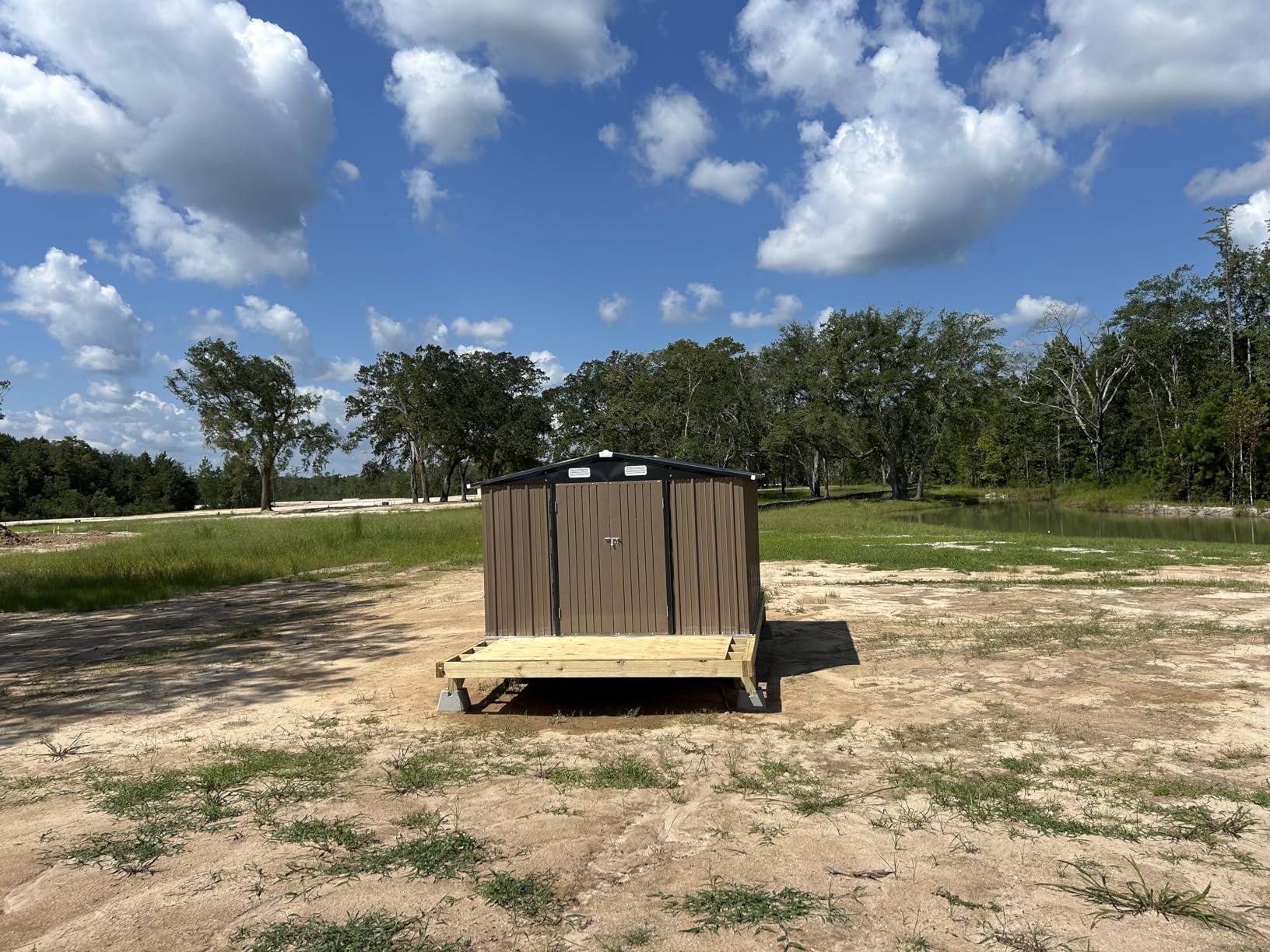 10 x 12 ft Galvanized Outdoor Storage Shed product image 4