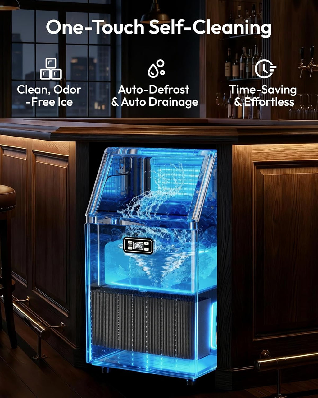 Commercial Ice Maker 100 lb per Day with Storage Bin product image 4