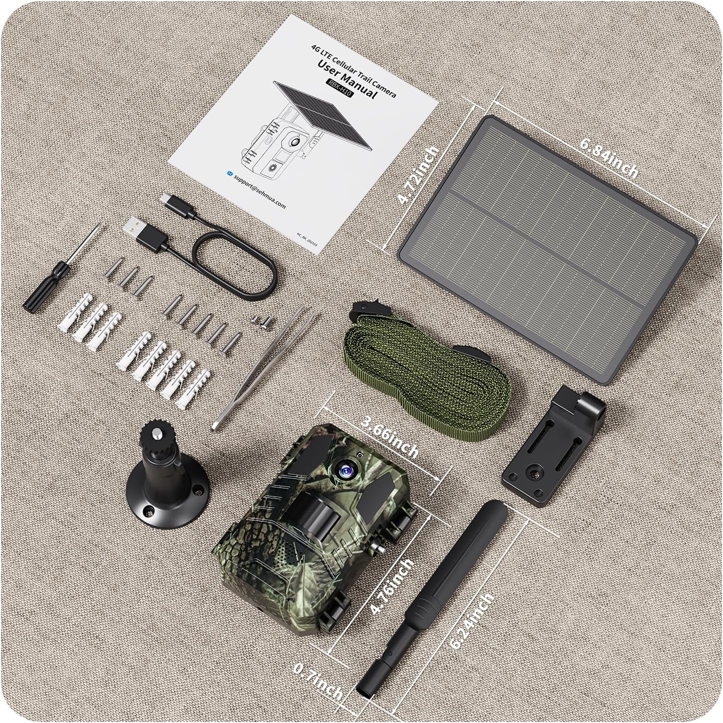 Cellular Trail Camera 2K Solar Live View with SIM Support product image 7