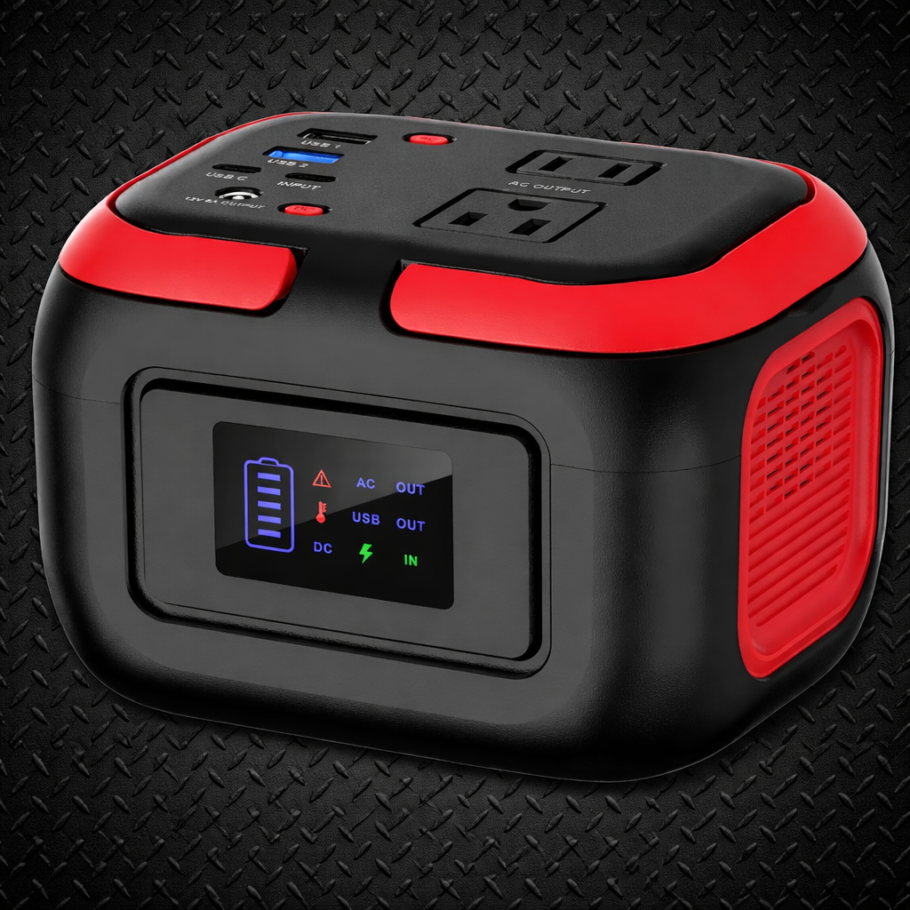 ENOFLO 97.68Wh portable power station staged product image
