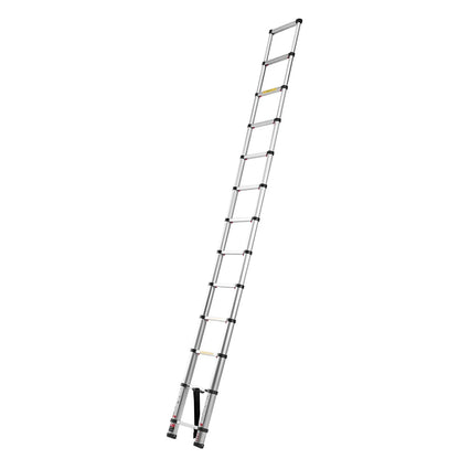 AS Equipment 12.5FT aluminum telescoping ladder with collapsible design