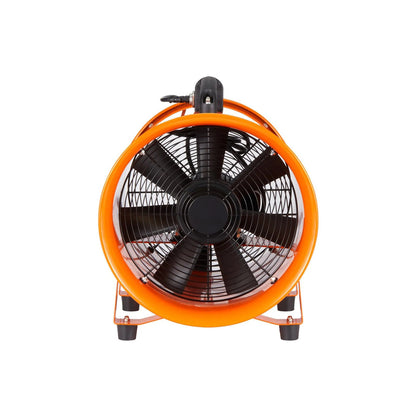 AS Equipment 12 inch portable ventilator fan with flexible duct hose