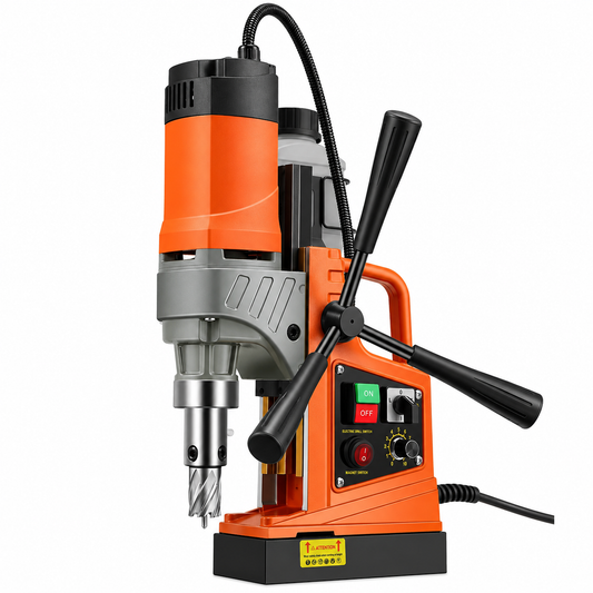 AS Equipment portable magnetic drill press with coring drill bits