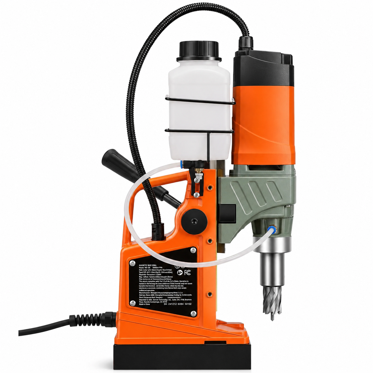 AS Equipment portable magnetic drill press with coring drill bits